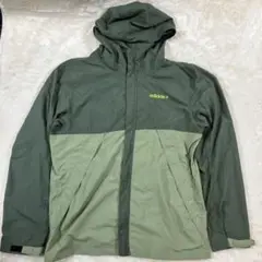 【新品】　adidas グリーン ナイロンジャケット　3 XL アディダス 新品】 adidas グリーン ナイロンジャケット 3 XL アディダス