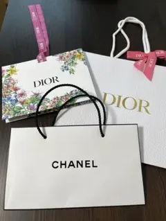 Dior & Chanel ショップ袋　3枚セット