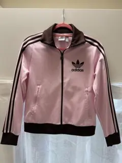 adidas ピンク ブラウン トラックジャケット ジャージ