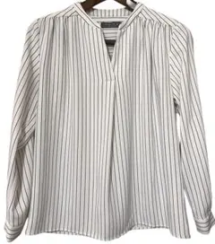 ユナイテッドアローズ　A day in the life ストライプ長袖ブラウス