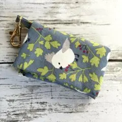 ハンドメイド コンパクトポーチ