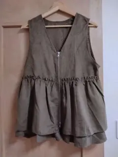 ギャザーWZIPベスト2