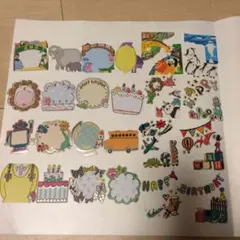 今だけセール！32枚の4セット♡ アルバム メッセージ コメント シール ♡
