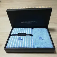 【未使用】BURBERRY タオルセット フェイスタオル・ウォッシュタオル