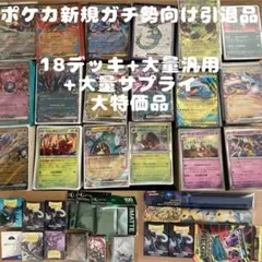 ポケカ ガチ勢向 引退品 18デッキ 汎用 サプライ 大量 ドラパ ライコ 環境