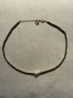 ZARA パール×ゴールド ネックレス