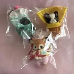 シルバニアファミリー　キラキラくじ　デリシャスパレード　モグラ　フレンチブル