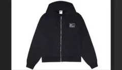 STUSSY Nike ジップアップパーカーブラック xs STUSSY Nike ジップアップパーカー ブラック xs 希少】 stussy nike