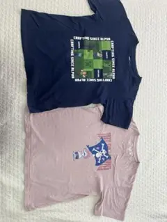 ユニクロ　キッズ　150 UT二枚セット　ワンピース　マインクラフト