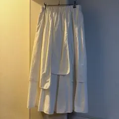 nagonstans ロングスカート ホワイト Mのサムネイル