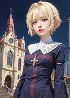 AI美少女 コスプレ アニメキャラ実写化 高画質 ポスター S-0874