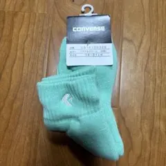 CONVERSE パステルグリーン ソックス 19-21cm ミニバス