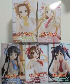 けいおん! K-ON! トリオトライト フィギュア5点セット 未開封 秋山澪