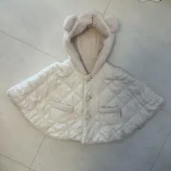 COMME CA ISM リバーシブルポンチョ 60-80cm