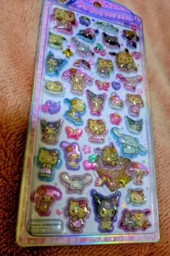 うるちゅるポップシール　日焼け キティ　サンリオ クロミ シナモロール