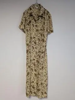 penny jule ベニージュール 半袖　総柄ロングワンピース 9AR