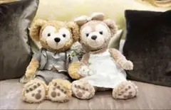 ダッフィー、シェリーメイ ウェディングぬいぐるみ