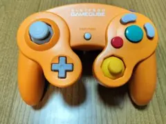 ゲームキューブ コントローラー オレンジ 前期型　分解清掃済み　GCコン
