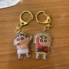 クレヨンしんちゃん　3Ｄアクリルキーホルダーセット