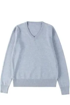 BlostirnoスクールセーターVネック グレー