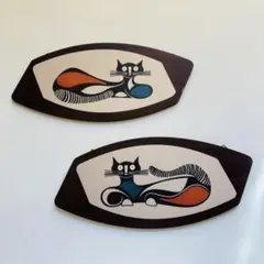 ◆キャットウォールアート/壁掛け/ミッドセンチュリー◆50s/60s/ロカビリー