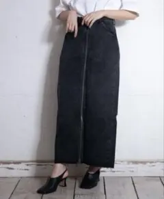 DR.DENIM フロントジップデニムロングスカート　ZARA ユニクロ GU