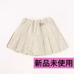 petitmain 新品未使用プリーツスカパンチェック