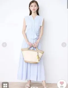 【美品】今期　CELFORD レーススクエアカラー ワンピース