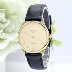 LONGINES ロンジン メンズ 腕時計 クォーツ ガラス割れ - メルカリ