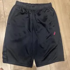 アシックス　ハーフパンツ　ブラック