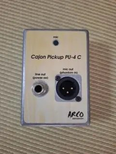 ARCO カホン用ピックアップCanon Pickup PU-4 C Amazon | Arco PU4C アルコカホンピックアップ | エフェクター