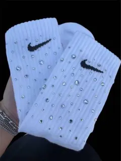 NIKE ソックス　靴下　ストーンデコ
