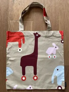marimekko 動物柄 トートバッグ