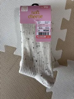 しまむら　ソフトチーズ　softcheese ネップタイツ　90