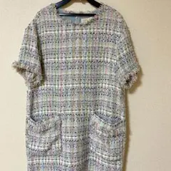 ラウンジ キャバドレス ワンピース ツイード