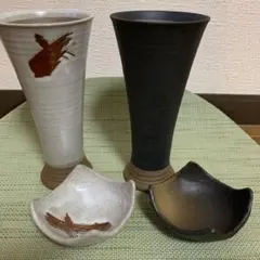 ビアタンブラー&おつまみ皿　4点セット