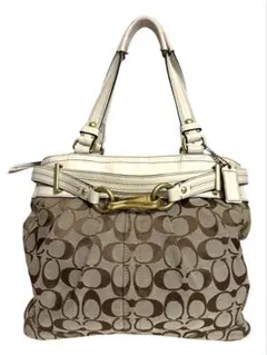 COACH シグネチャー アシュレイ オプアート ハンドバッグ 2way y2k