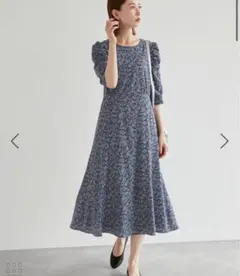 小花柄 ロングワンピース ロペピクニック