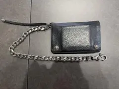 希少 Chrome Hearts ダブルBリングウォレットチェーン 1クリップ
