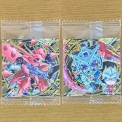 ガンダム シールウエハース4 ナイチンゲール 白いガンダム＆シャア SEC2枚