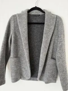 ミズイロインド　mizuiroind グレー カーディガン 長袖