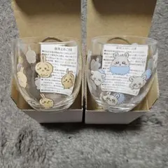 ちいかわ　東京みやげ　うさぎとモモンガのコクーングラス　2個セット