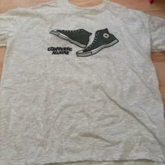 CONVERSE ALLSTAR ロゴプリント Tシャツ グレー Lのサムネイル