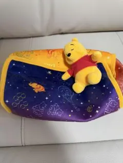 プーさん ティッシュボックスカバー ぬいぐるみ付き