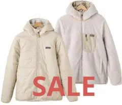 Patagoniaパタゴニアボーイズリバーシブルレディフレディフーディ XXL