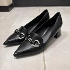 Charles & Keithメタリックアクセントポインテッドトゥブロック