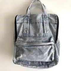 ケミカルウォッシュ デニム リュックサックのサムネイル