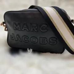 美品 マークジェイコブス フラッシュ ショルダー エンボスロゴ 2way 黒