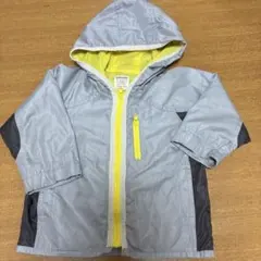 アウター　90 ジャンパー　ウィンドブレーカー　ふグレー　イエロー