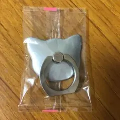 バンカーリング 猫 シルバー 値下げ中